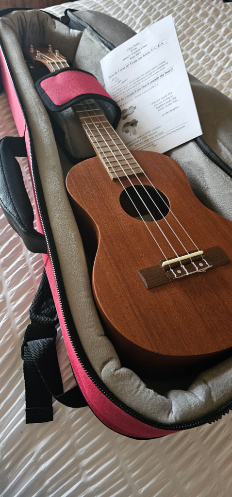Am I too old to learn ukulele? The HUG beginner tenor I bought at Lahaina Music in Hawaii